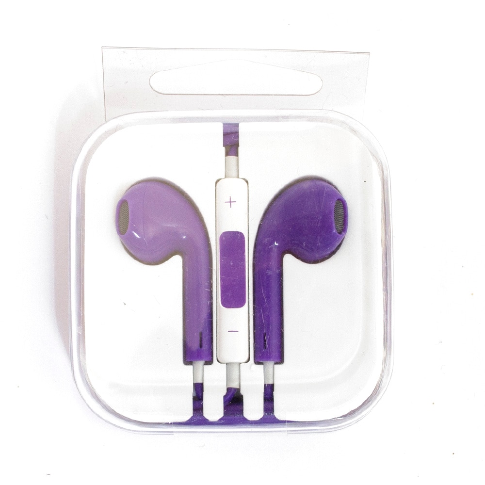 SMASH, EarBuds, Remote, Mic, Purple